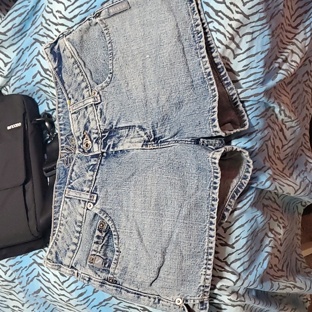 Silver shorts